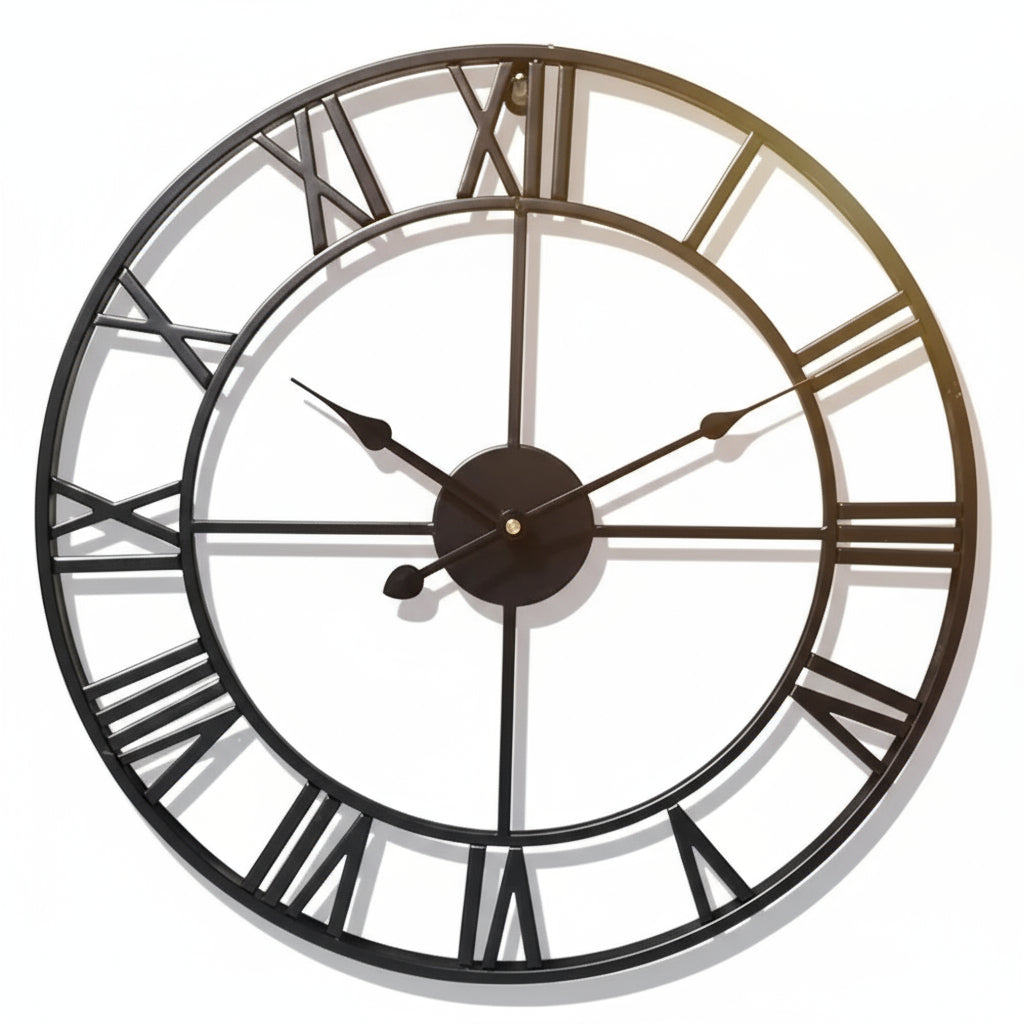 Large Retro Metal Wall Clocks