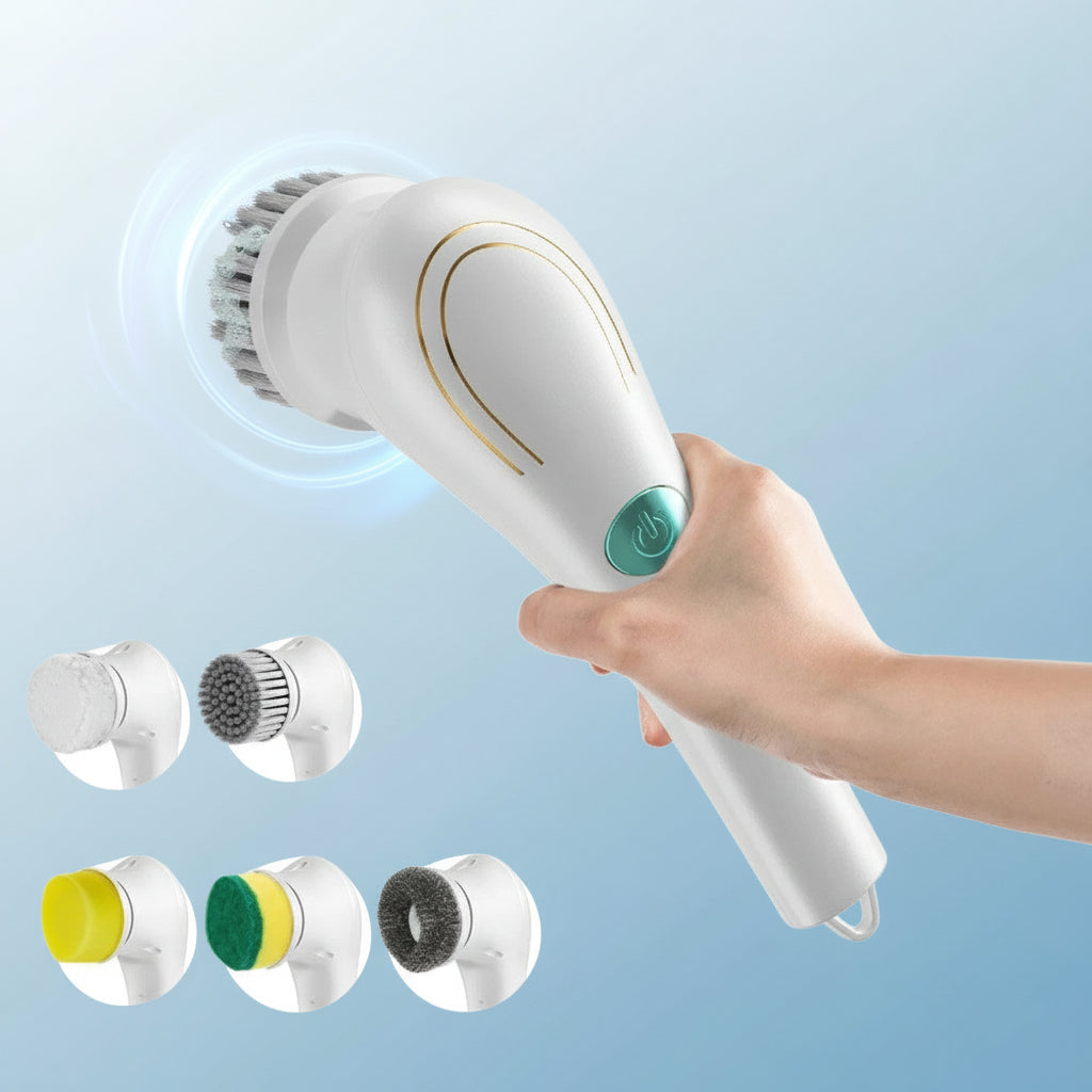 Handheld kitchen cleaning brush