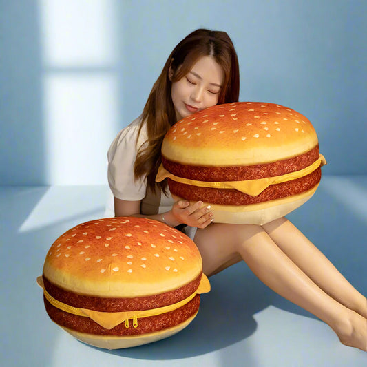 Hamburger Plush Pillow
