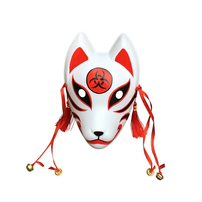Hand Painted Japanese Anbu Mask Cosplay
