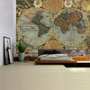 Tapestry Wall Hanging World Map