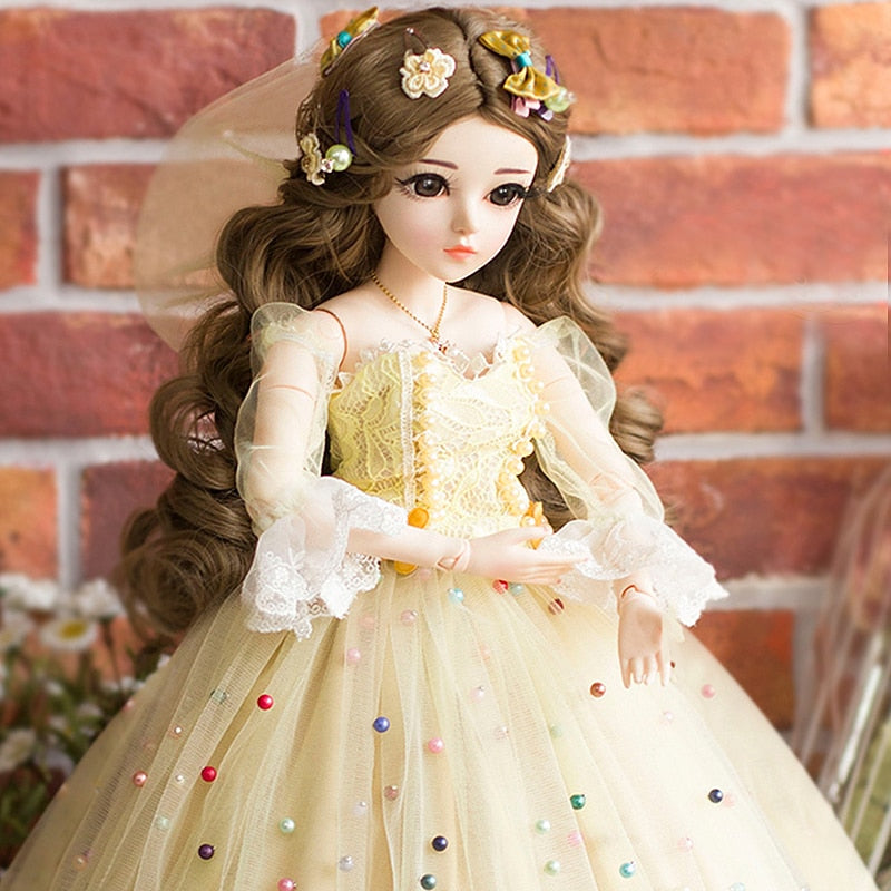 ฺBall jointed Doll FAIRY fullset princess Outfits - goodsshopi