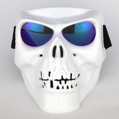 Motorcycle Skull Mask with Goggles