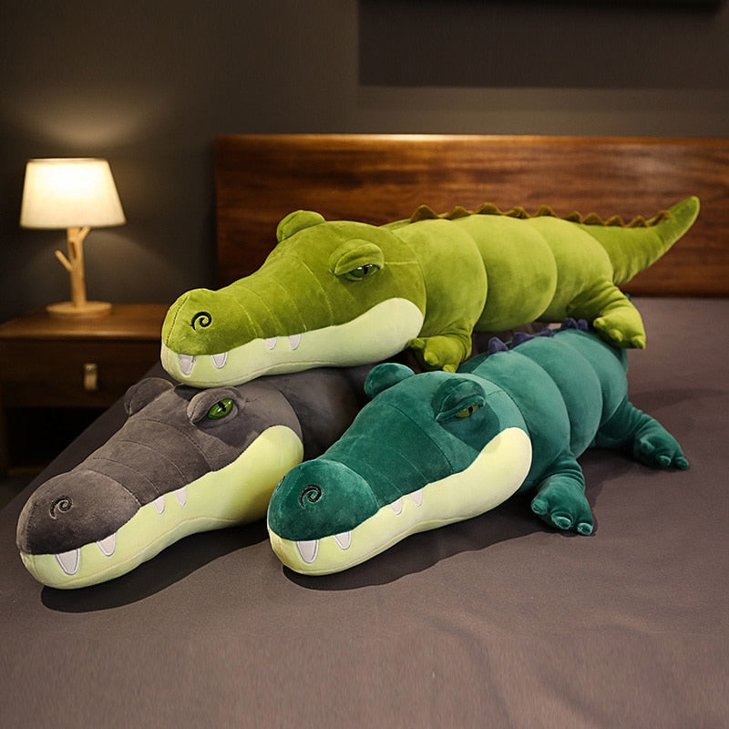 Large Crocodile Alligator Stuffed PlushToy Pillow