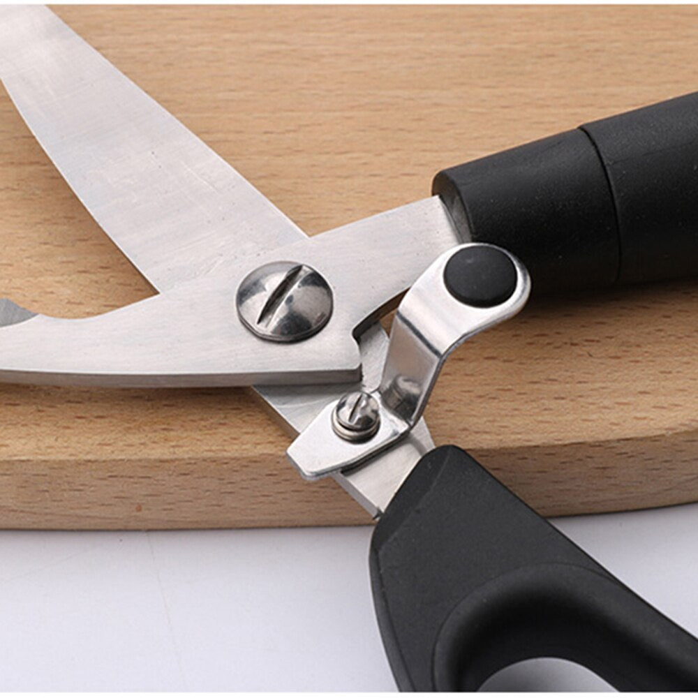 Stainless Steel Kitchen Scissors Multifunction CuttingTools - goodsshopi