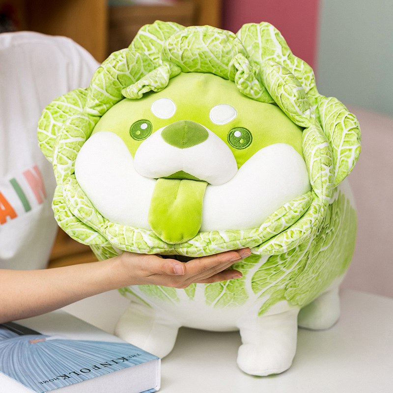 Cute Cabbage-Dog Plush Toy