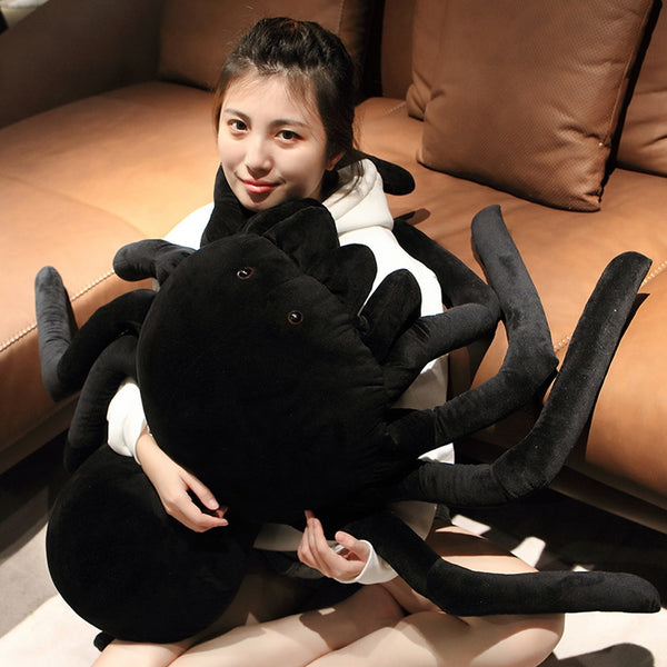 Giant Stuffed Black Widow Spider Plush Toy Goods Shopi