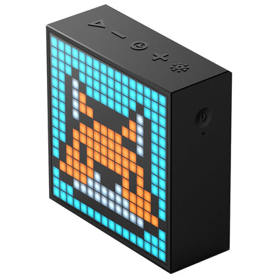 Pixel Art Bluetooth Portable Speaker with Alarm Clock