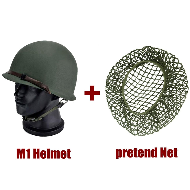 Tactical helmet Steel Retro US Army M1 WWII - goodsshopi