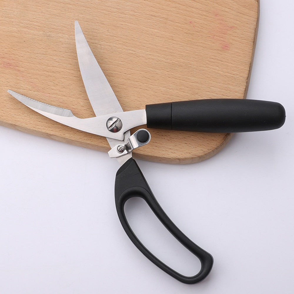 Stainless Steel Kitchen Scissors Multifunction CuttingTools - goodsshopi