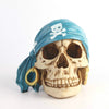 Resin Pirate Skull Statue  Crafts Home Decoration