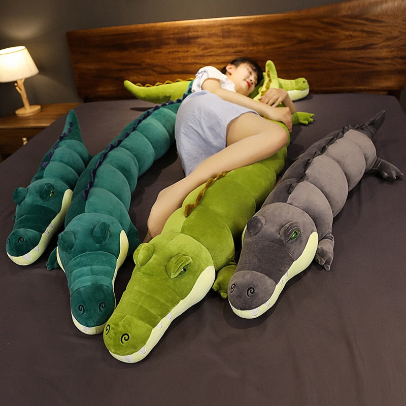 Large Crocodile Alligator Stuffed PlushToy Pillow
