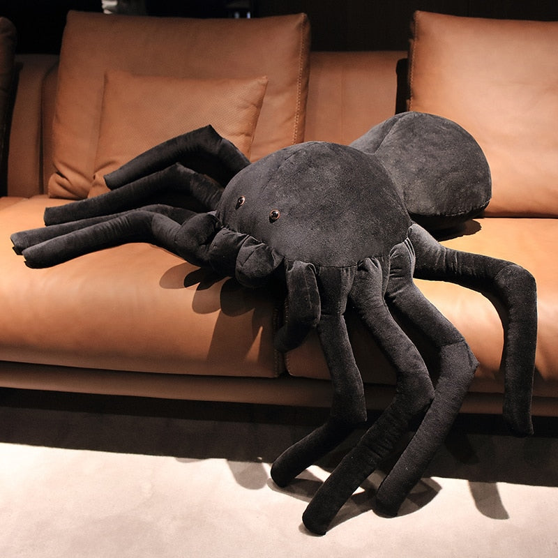 Giant Stuffed Black widow Spider Plush Toy - goodsshopi