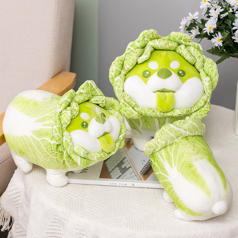Cute Cabbage-Dog Plush Toy