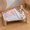 Removable Cat Wooden Bed Sleeping Bag
