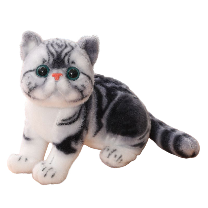 Lifelike Stuffed Cats Plush Toy