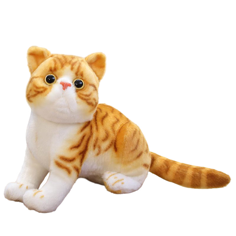 Lifelike Stuffed Cats Plush Toy