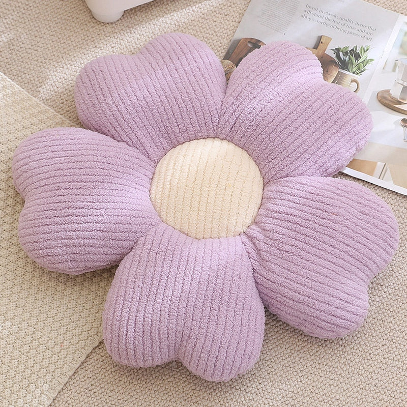 Soft Flower-Shaped Pillow