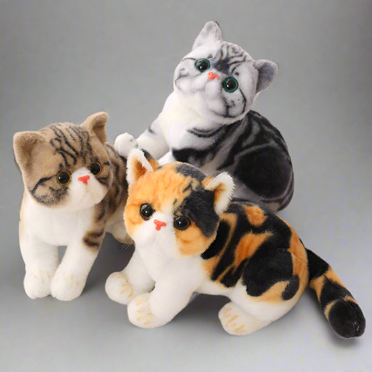 Lifelike Stuffed Cats Plush Toy