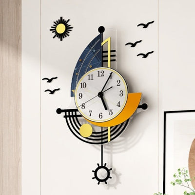 Creative Sailboat Wall Clock