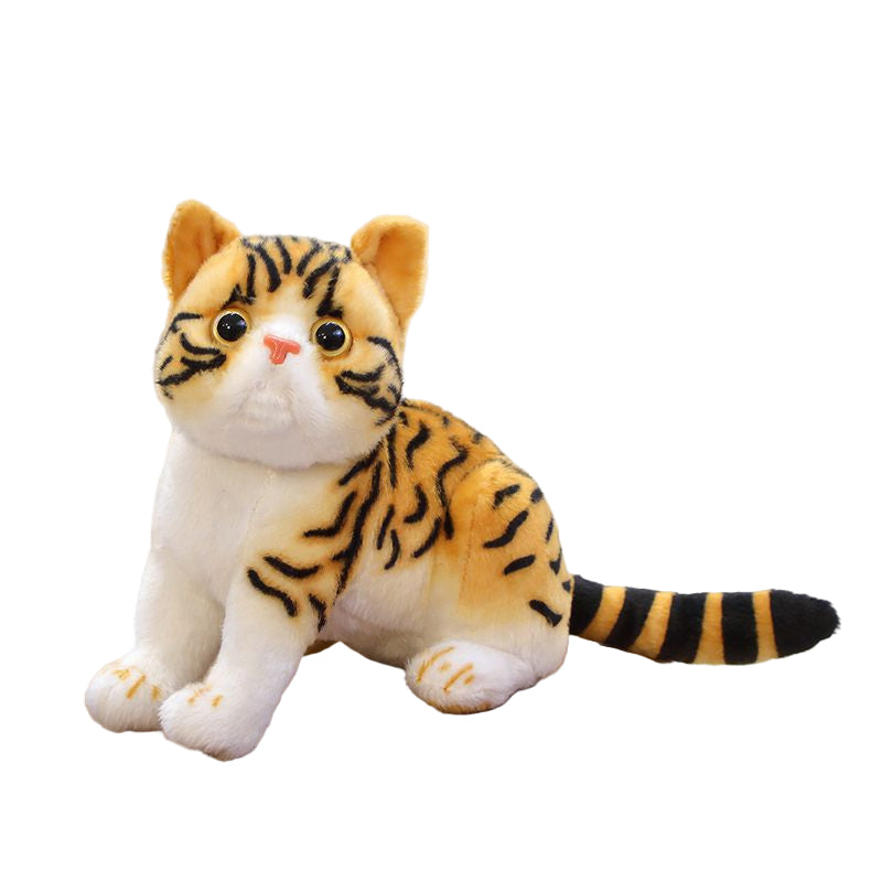 Lifelike Stuffed Cats Plush Toy