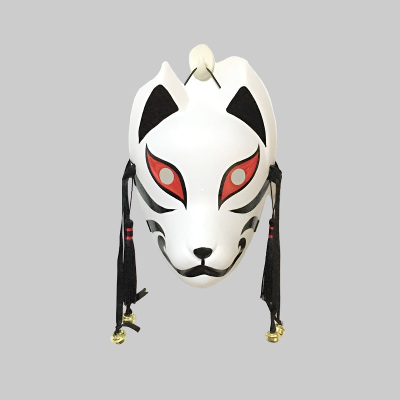 Hand-Painted Japanese Anbu Mask Cosplay
