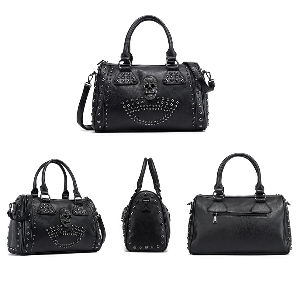 Women Skull Fashion Handbag Large Capacity