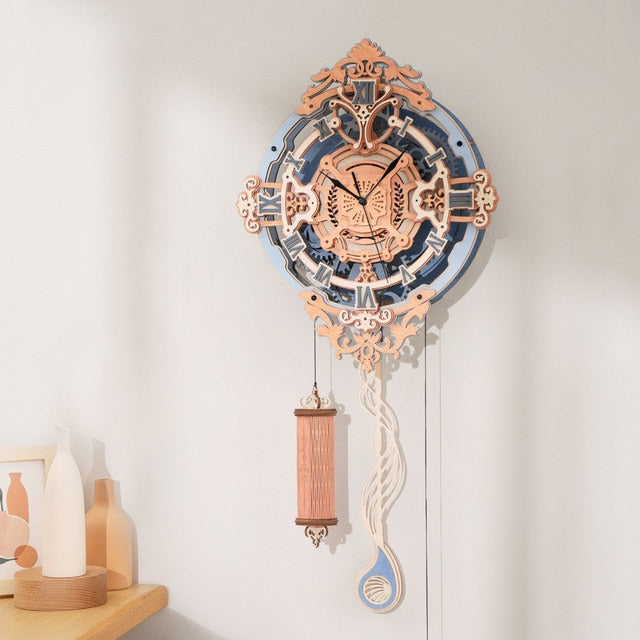 Wooden Puzzle 3D Wall Clock