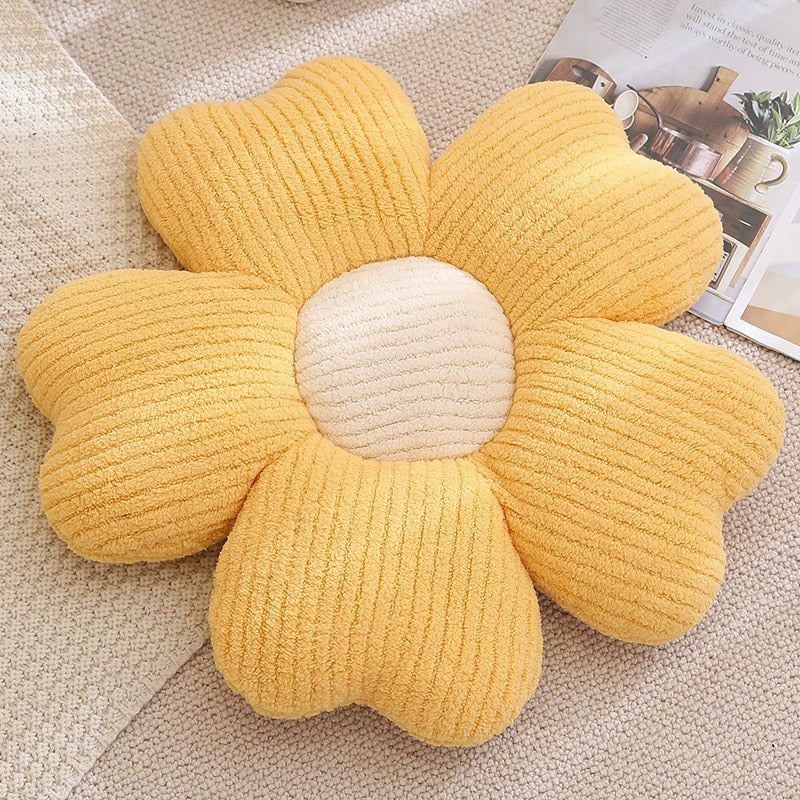 Soft Flower-Shaped Pillow
