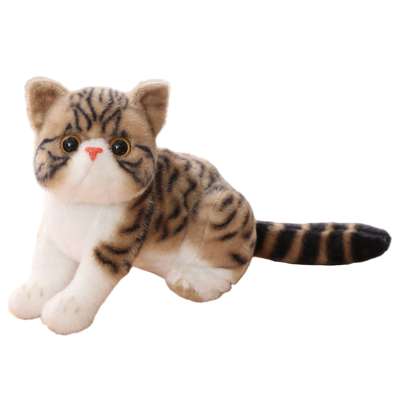 Lifelike Stuffed Cats Plush Toy