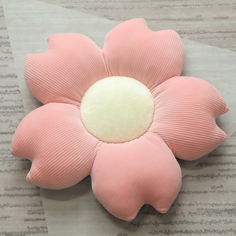 Soft Flower-Shaped Pillow