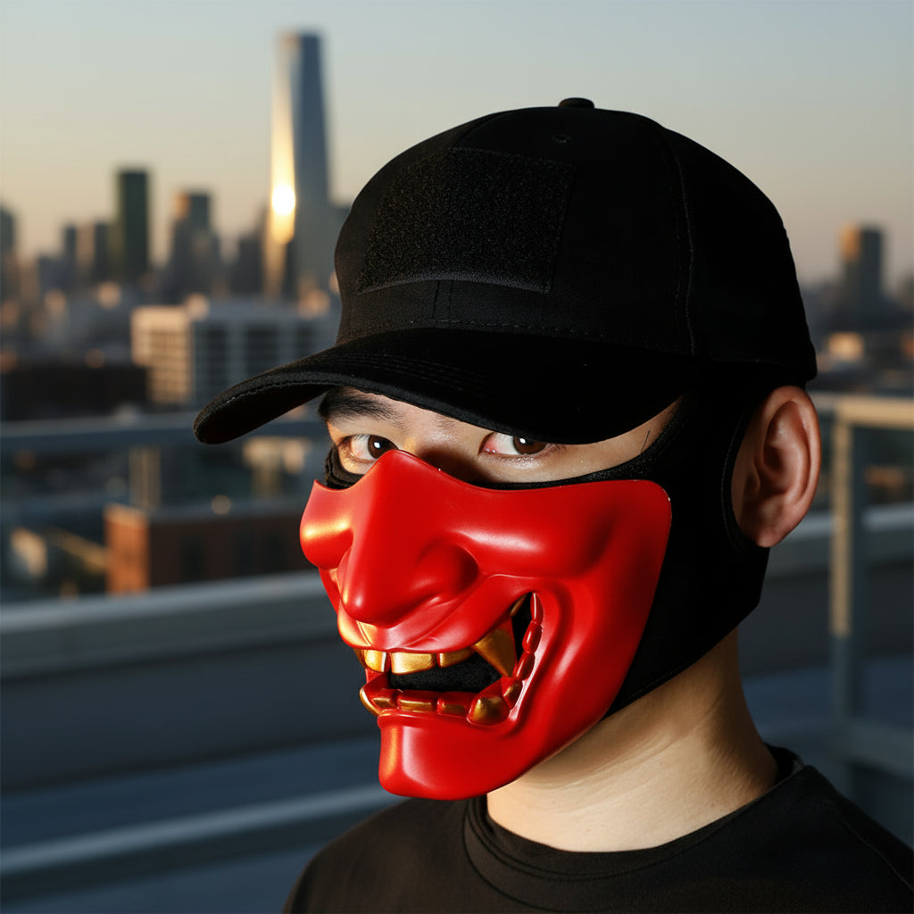 Japanese Kabuki Oni Demon Mask