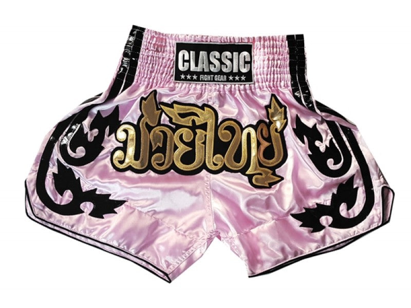 Muay Thai Shorts Pink Classic : CLS-016 - goodsshopi