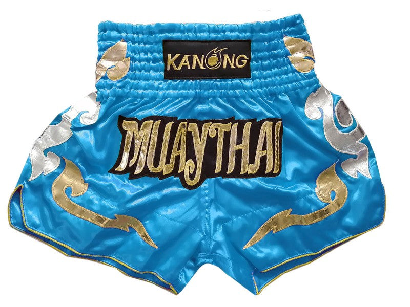 Muay thai shorts Kanong SkyBlue :KNS-126 - goodsshopi