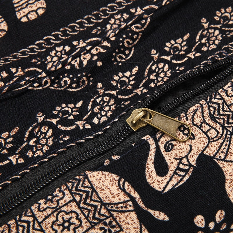 Women Cotton Fabric Elephant Tribal Messenger Bag - Goods Shopi