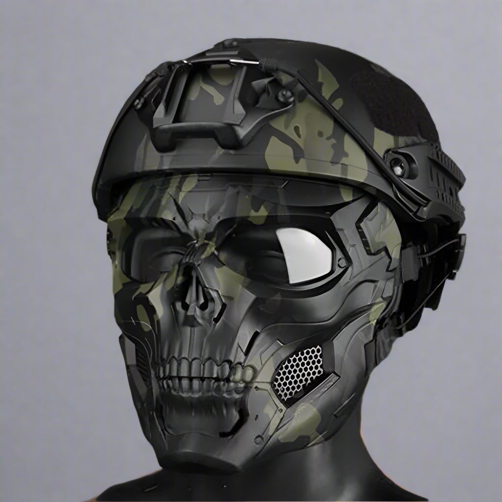 Tactical Skull Mask: Outdoor Airsoft & Paintball Full Face Helmet