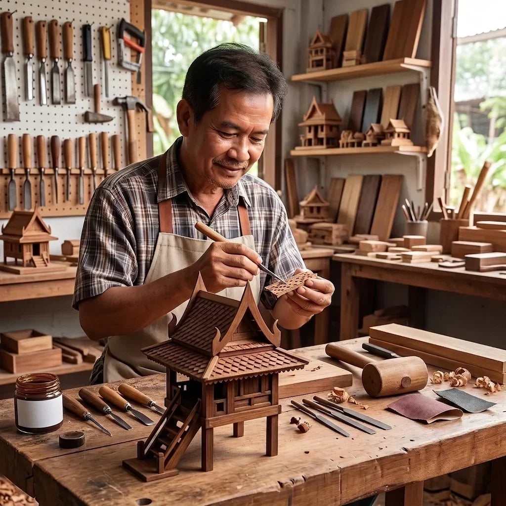 How much does Thai spirit house cost