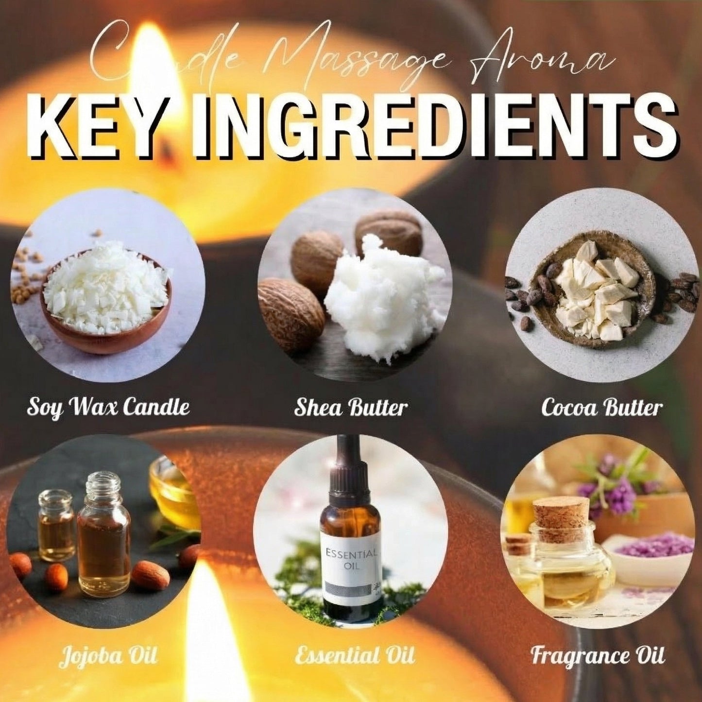 2-in-1 Ceramic Soy Massage Candle (2.1 oz)