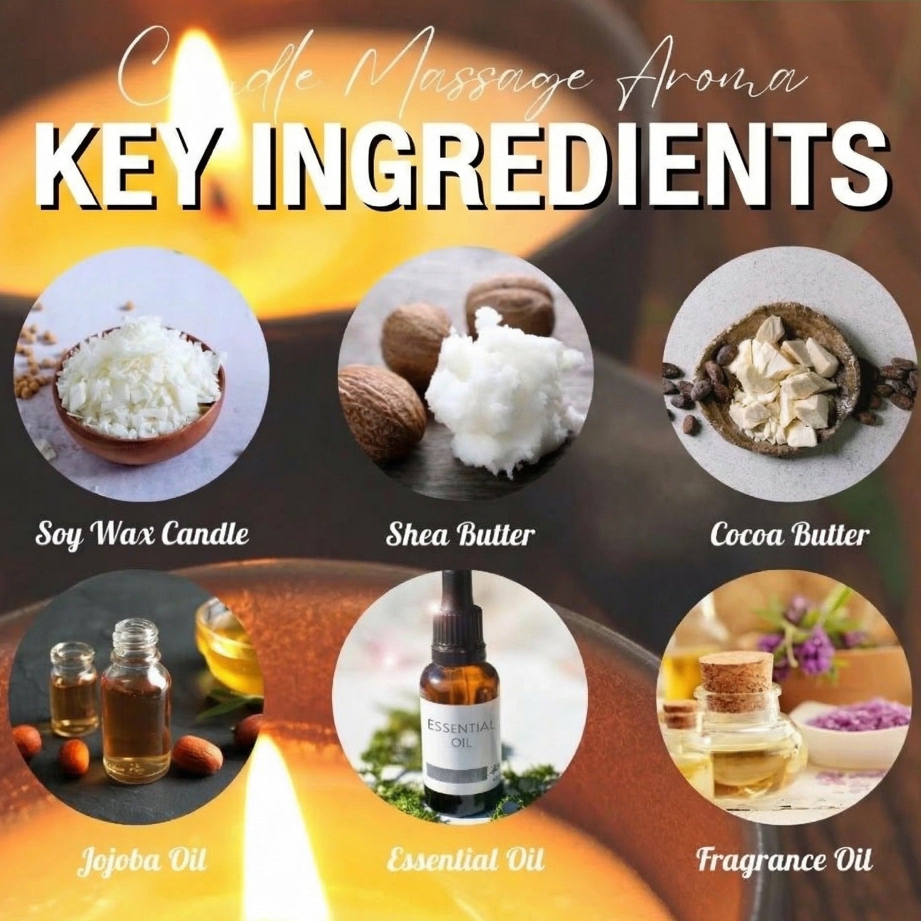 2-in-1 Ceramic Soy Massage Candle (2.1 oz)