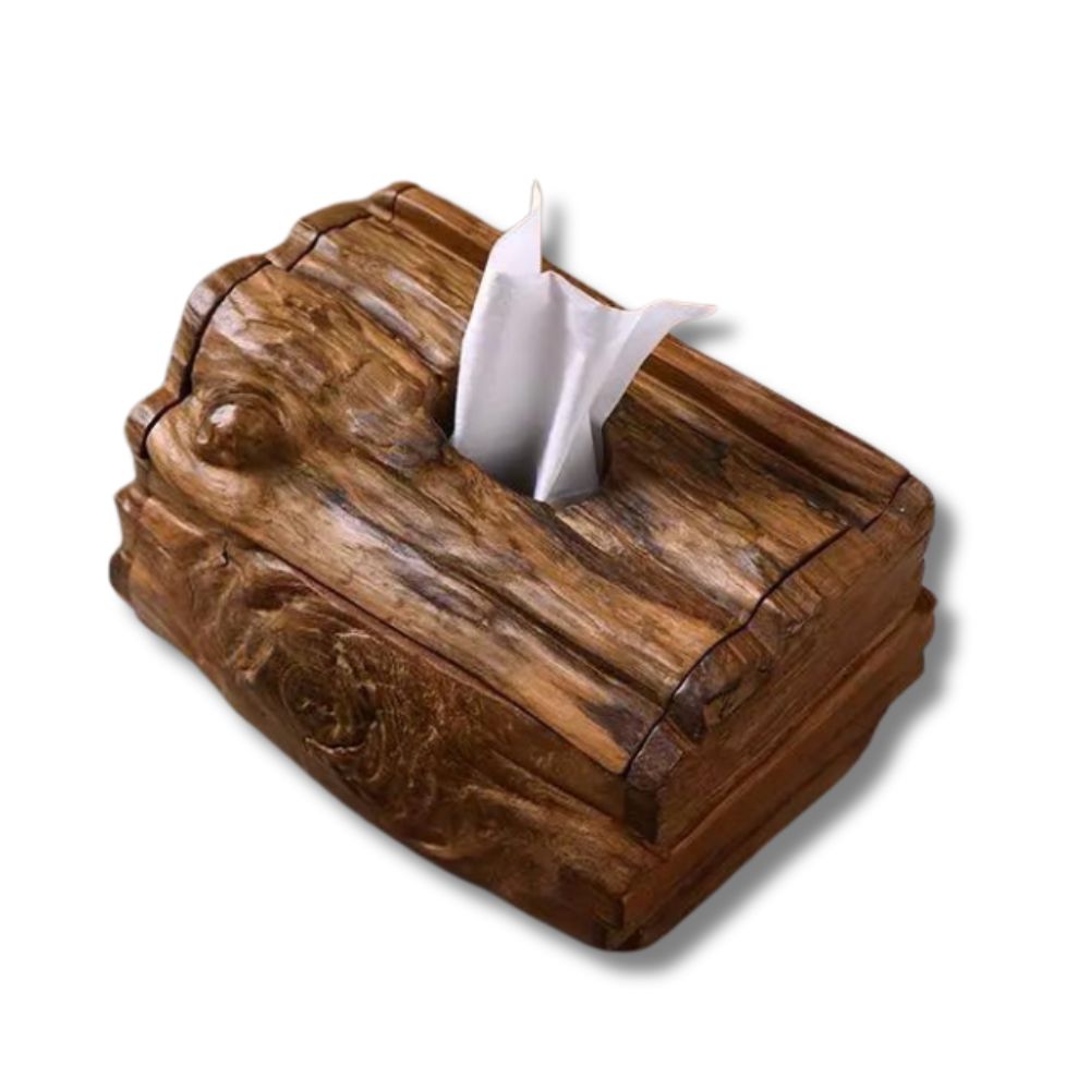 Wood Tissue Box