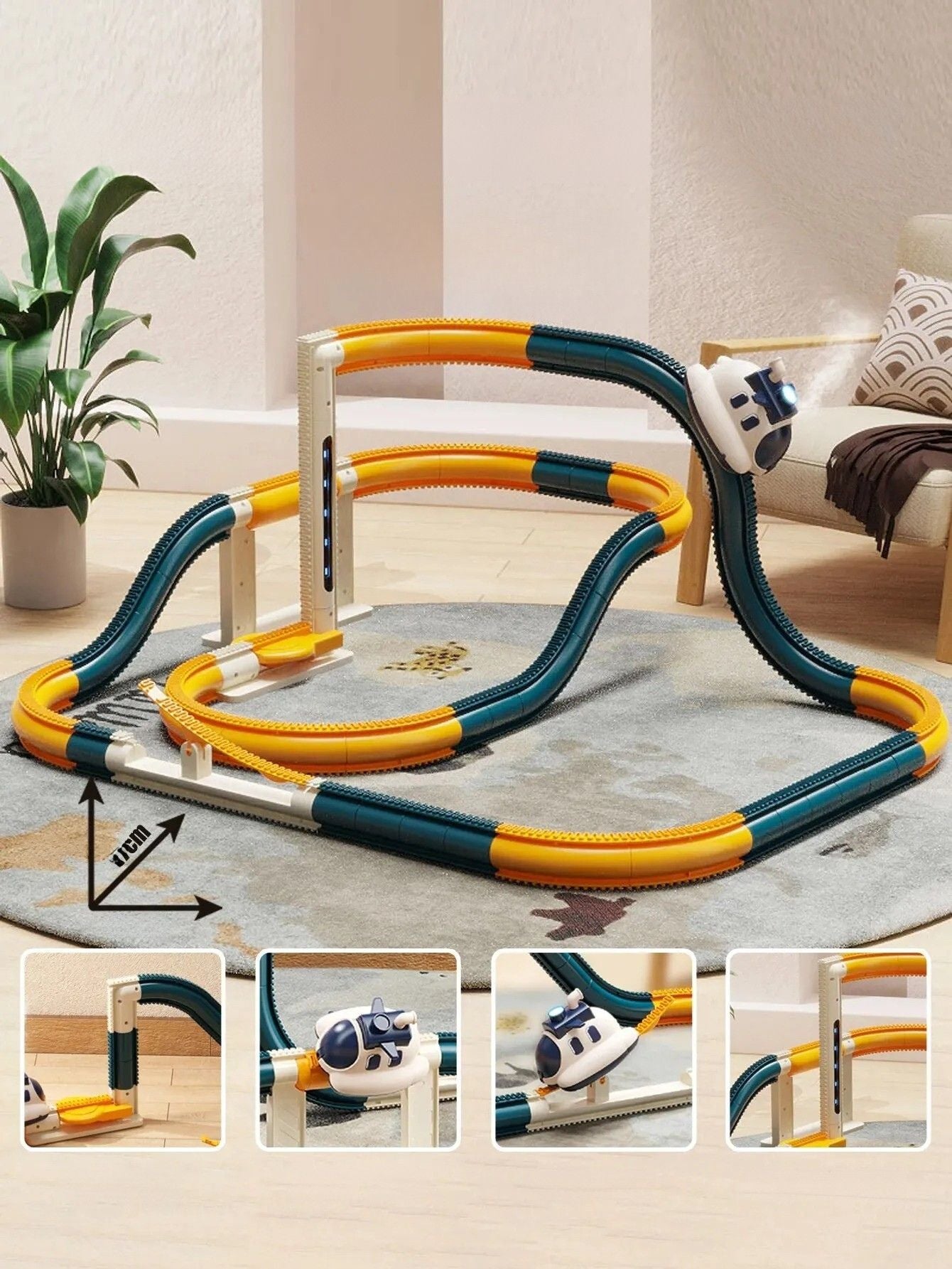 Spacecraft Car Track Toys