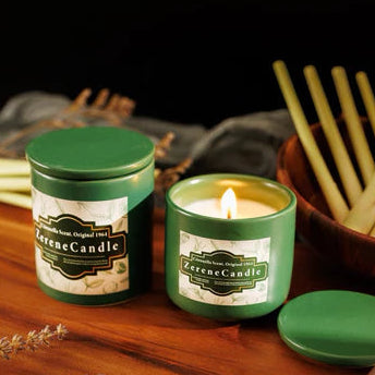 Organic Lemongrass Massage Candle (Ceramic)