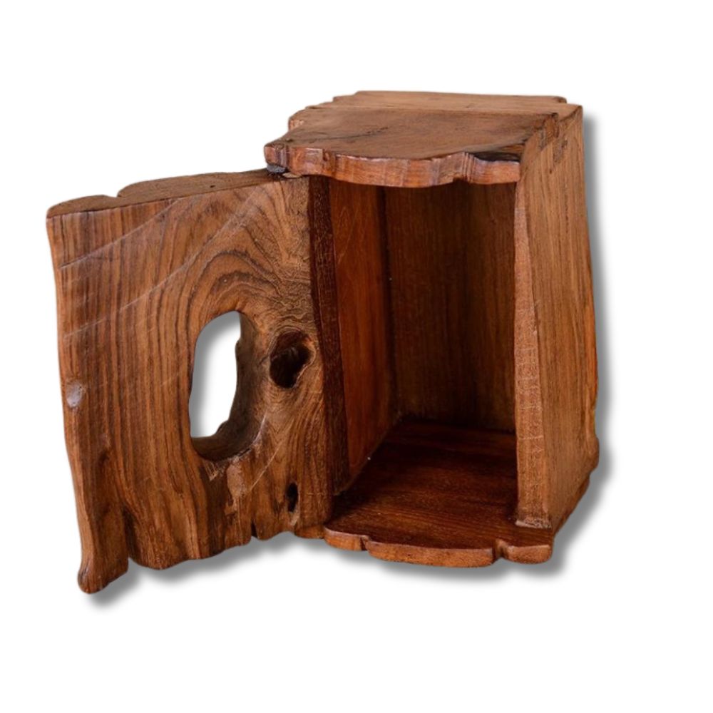 Wood Tissue Box