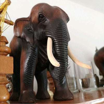 elephant wood carving elephant wood statue