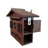 Thai Barn House Teak wood Post mailbox