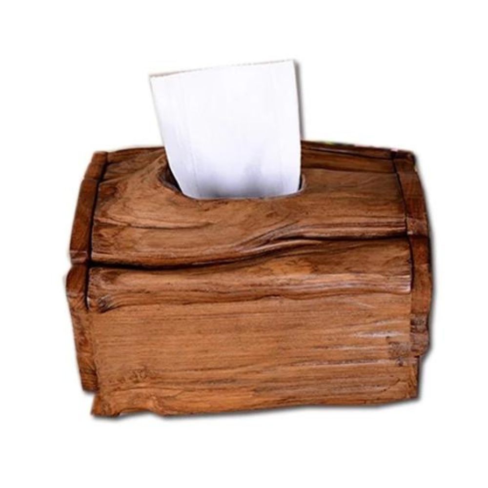 Wood Tissue Box