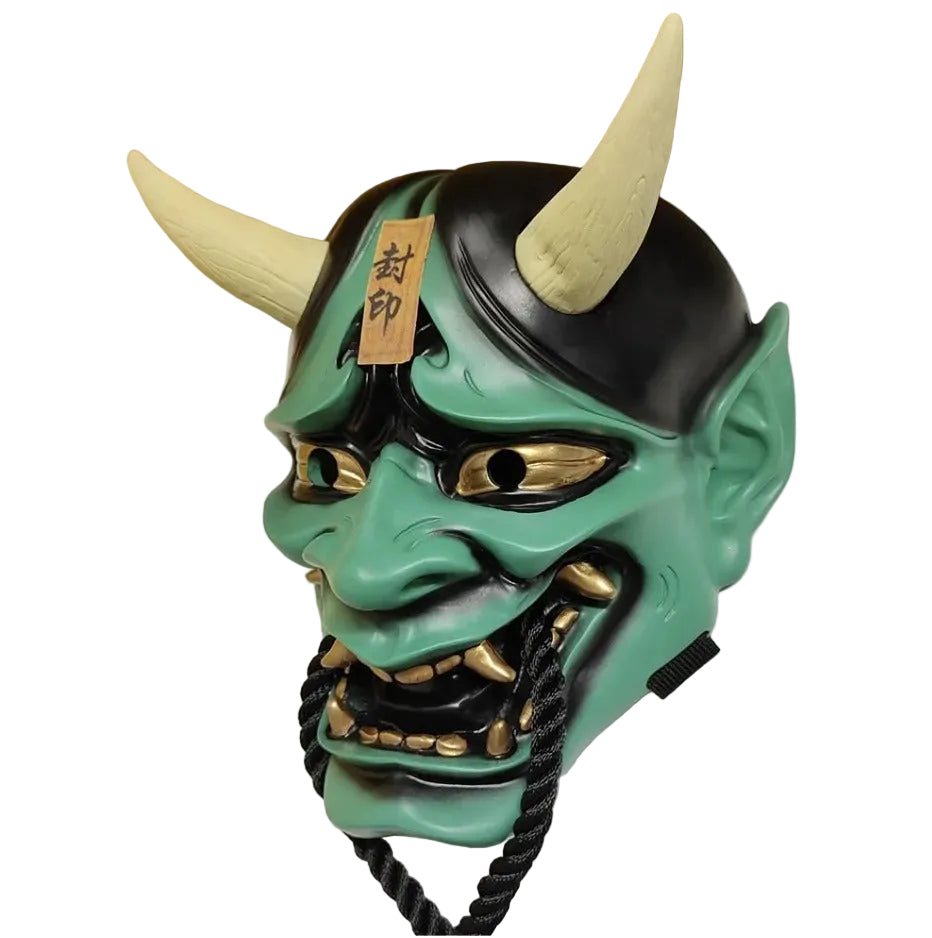 Hannya-Maske aus Premium-Harz – japanische Dämonen-Cosplay-Requisite