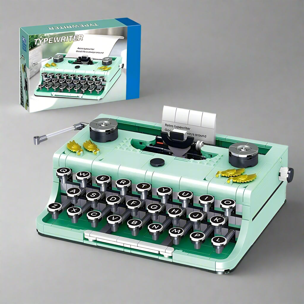 Retro Typewriter Building Blocks