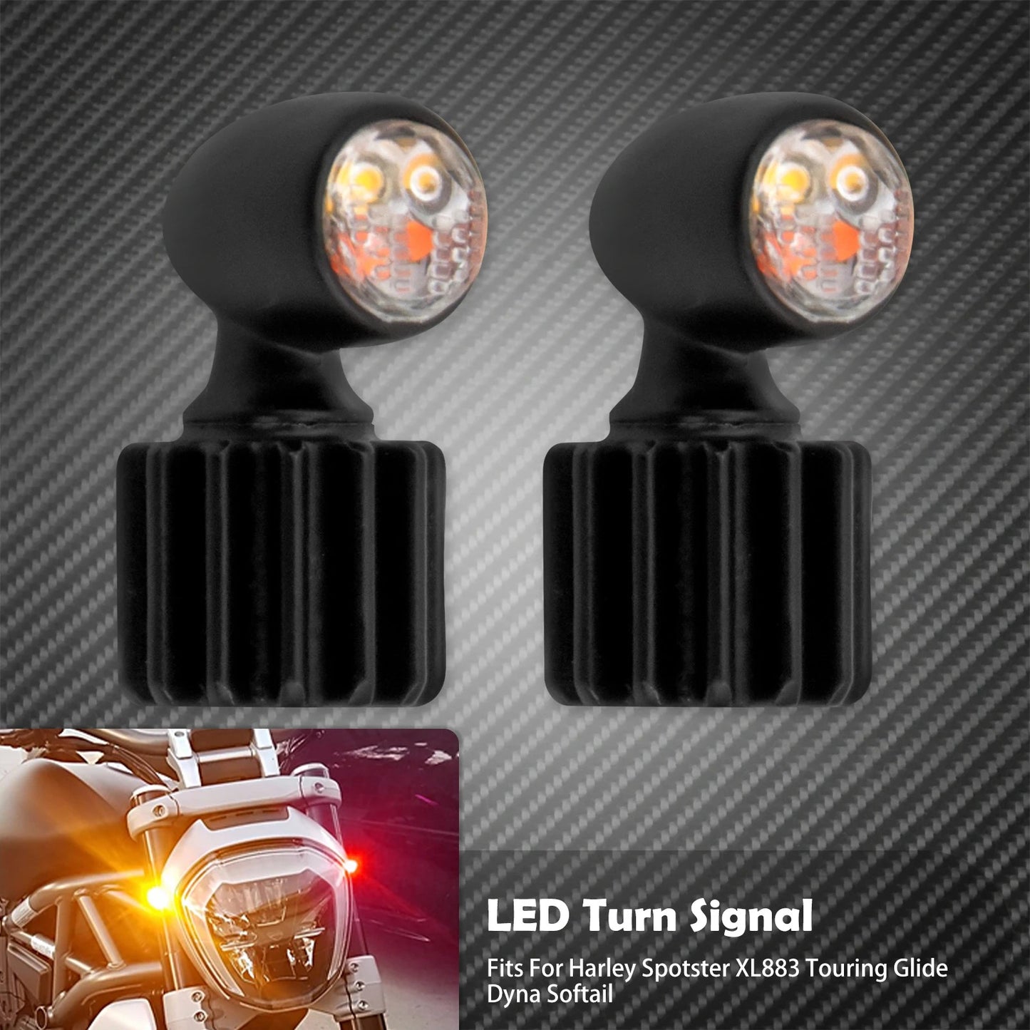 Universeller Mini-LED-Blinker für Motorräder