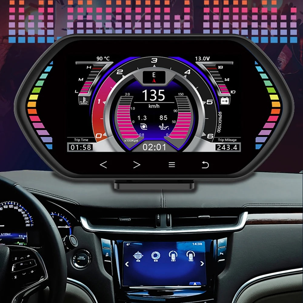 Advanced OBD2 GPS HUD Display - Digital Car Dashboard